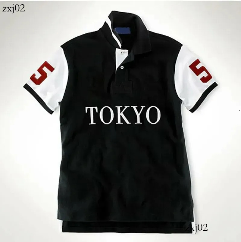 Ralfs Laure T Shirt Men Designer Polo T Shirt Horse Embroidery Mens Womens Fashion Casual Polo Shirt Summer Business Shirt Round Neck Unisex Polo T