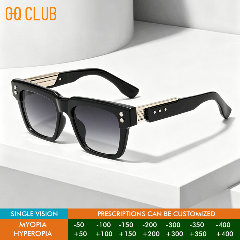 O-Q CLUB Trends Glasses for Man Luxury Woman Sunglasses 2025 Sunglass Women Lens Bezel Steampunk Lenses Men Men's Eyeglasses J260916