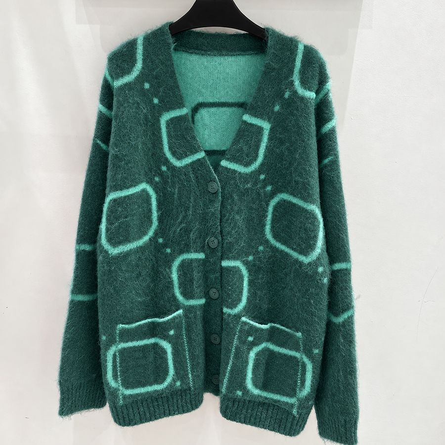 Designer Sweater Cardigan Women's Autumn Classic Cardigan Letter Knitting Fashion Long Sleeve Women High End Jacquard Cardigan Knitting Sweater