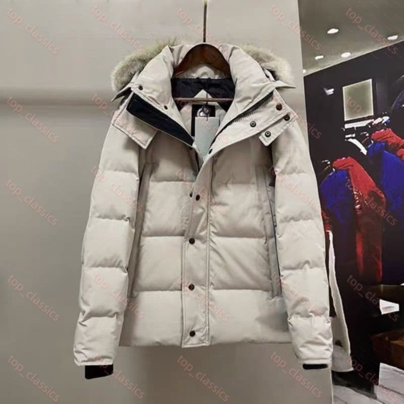 Goose Down Jacket New Designer Luxury Down Jacket Classic Warm Goose Down Jacket Large Fur Hoodie Thick Jacket Fashionable Hooded Jacket Winter Spor