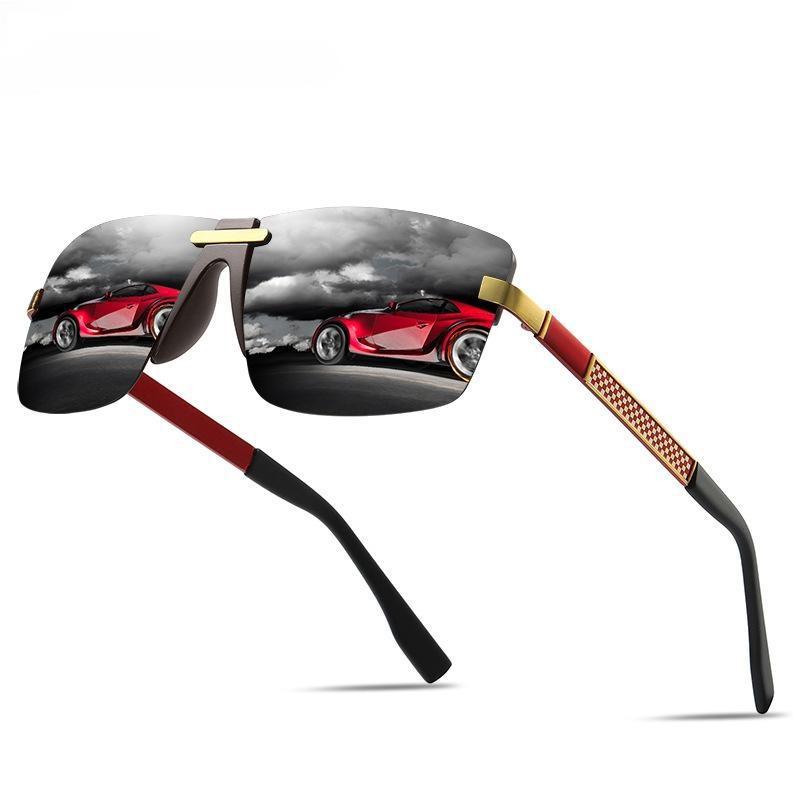 New polarized sunglasses for men and women, featuring vibrant lenses, are a trendy and classic choice for everyday wear and driving5010