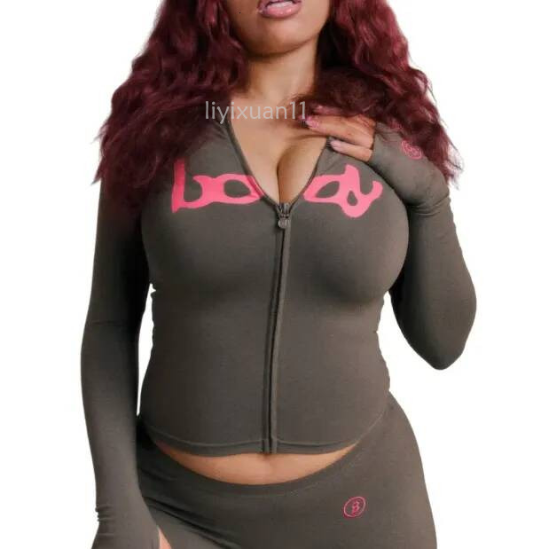 body by rayven set New Color Snatched Womens body by raventracy Casual Short Sports Set With Zip Up Jacket Leggings Quick Drying Breathable Gym Trac