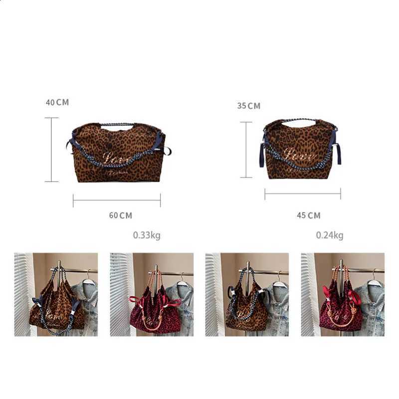 Designer Print Leopard 2025 New Handbag Fi Large Capacity Tote Bag Wen's Casual Shopping Letter Print Top Handle Hand Bag J260916