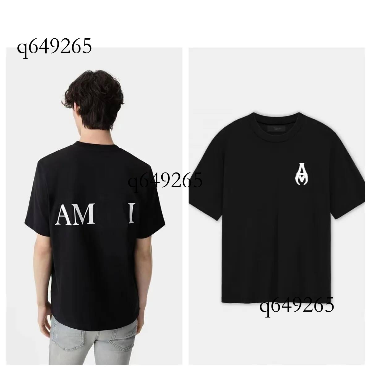 Amiritee Shirt Designer Men Women Designer Amiribone Shirts Printed Fashion Top Quality Cotton Short Sleeve Luxury Hip Hop Street Wear Miriamiri T S