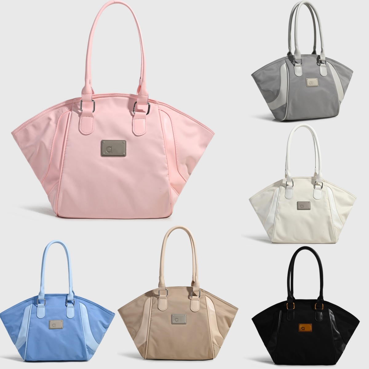 A2684 Fashion Casual Shoulder Bag Under The Arm Bag Storage Bag Commuter Large Capacity Yoga Bag Women's New Joker Nylon Portable Tote Bag