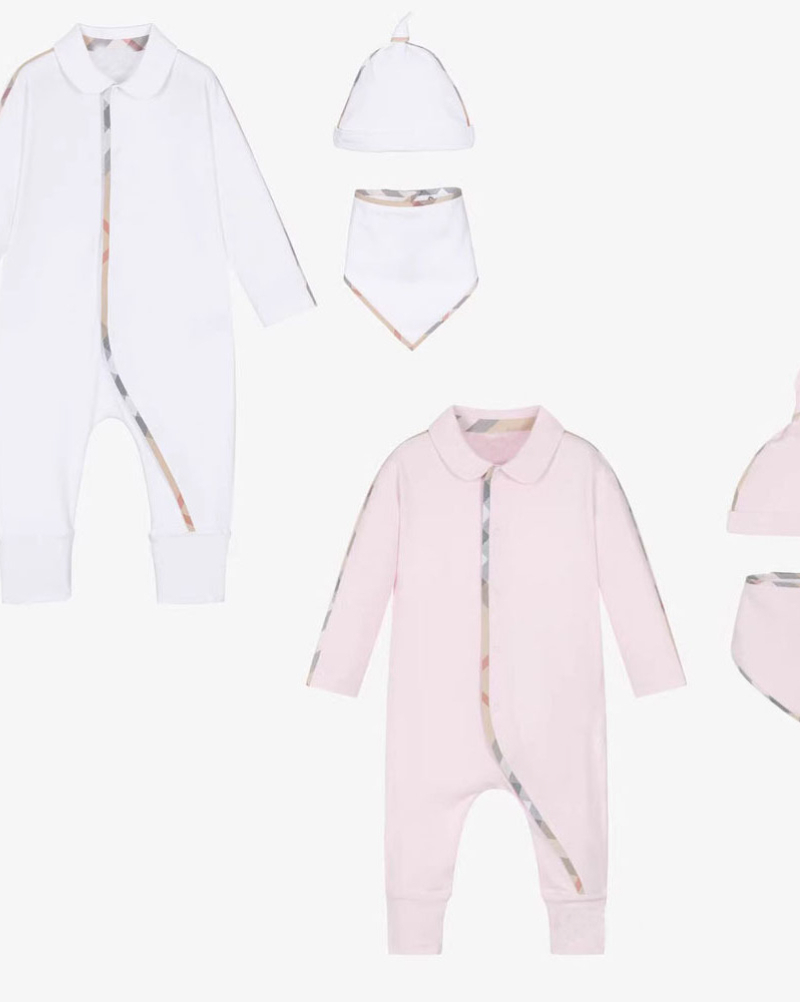 Designer Luxury Girl Romper Fashion Brand Cartoon Letter Style Kids Clothes -12 Long-sleeved Bear Print Clothes Baby Girls Clothes