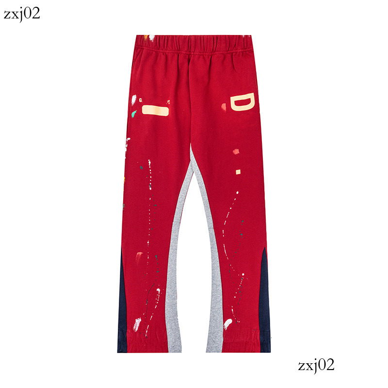 Gally Depotly Women Pants Vertabrae Pants Letter Printing Hip Hop Street Sweatpants Men Women Heavy Fabric Unisex Joggers Drawstring Gallerty Deppt