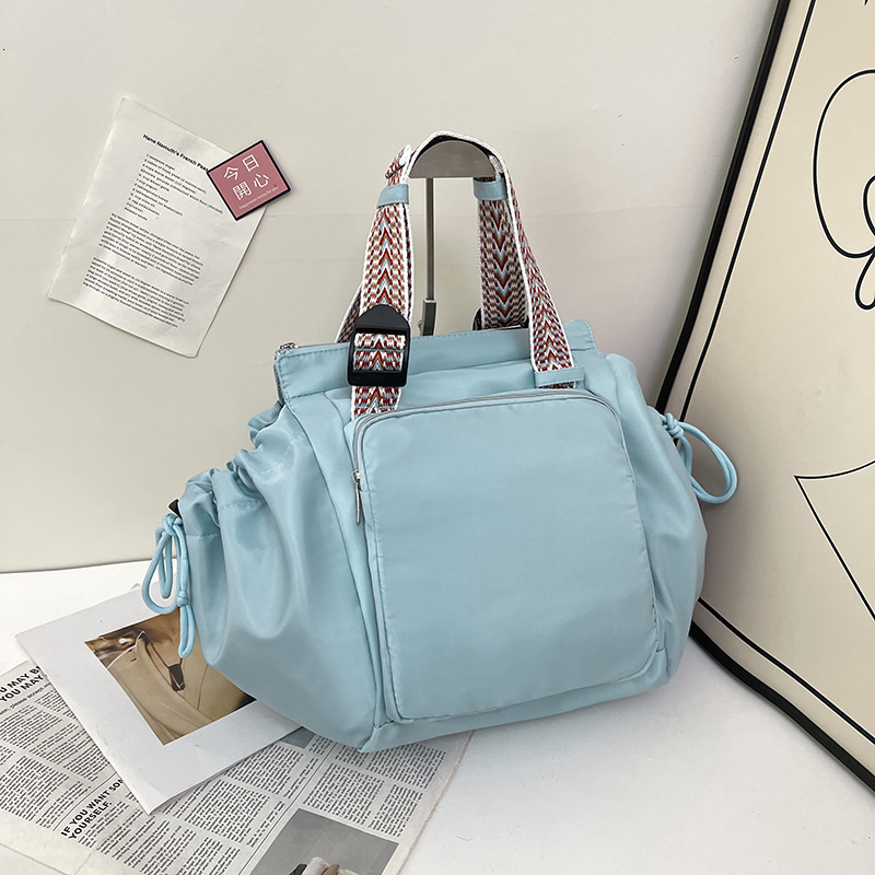 Cross-Border Bestseller 290 Nylon Fabric Women's 2026 Korean Version New Large-Capacity Shoulder Travel Tote Mommy Bag Designer Bag City Bag