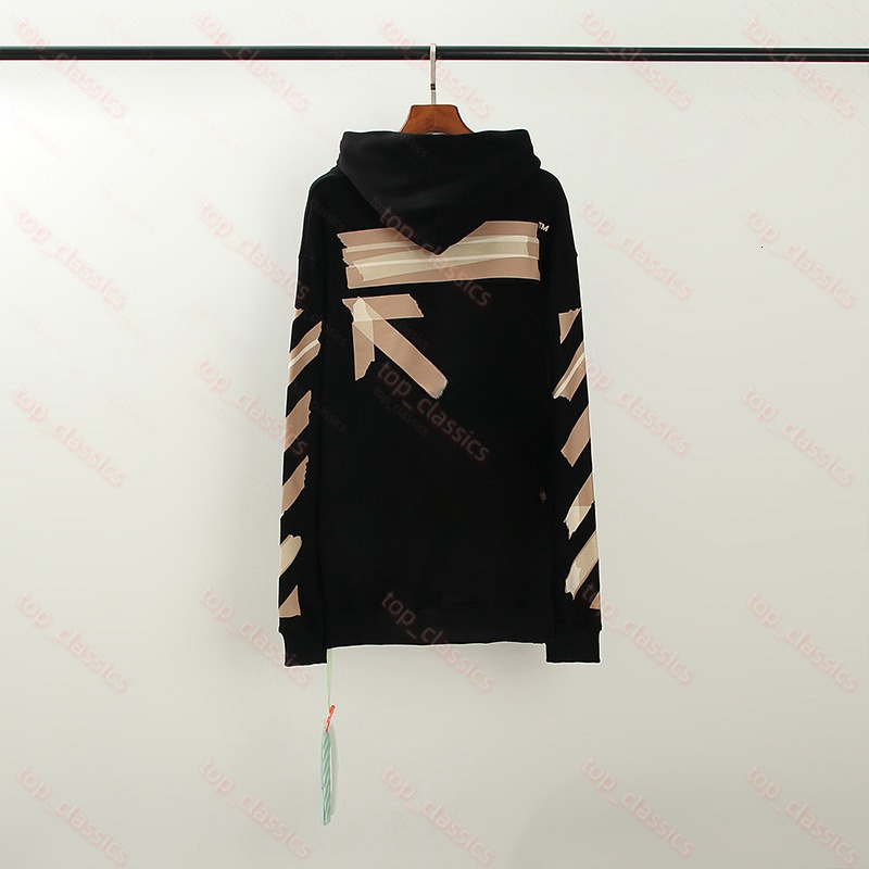 Off White Hoodies Mens Designer Hoodie Offes White Sweater Women Design Monet Style Sweater Top Graffiti High Street Trendy Brand Autumn Mens Womens