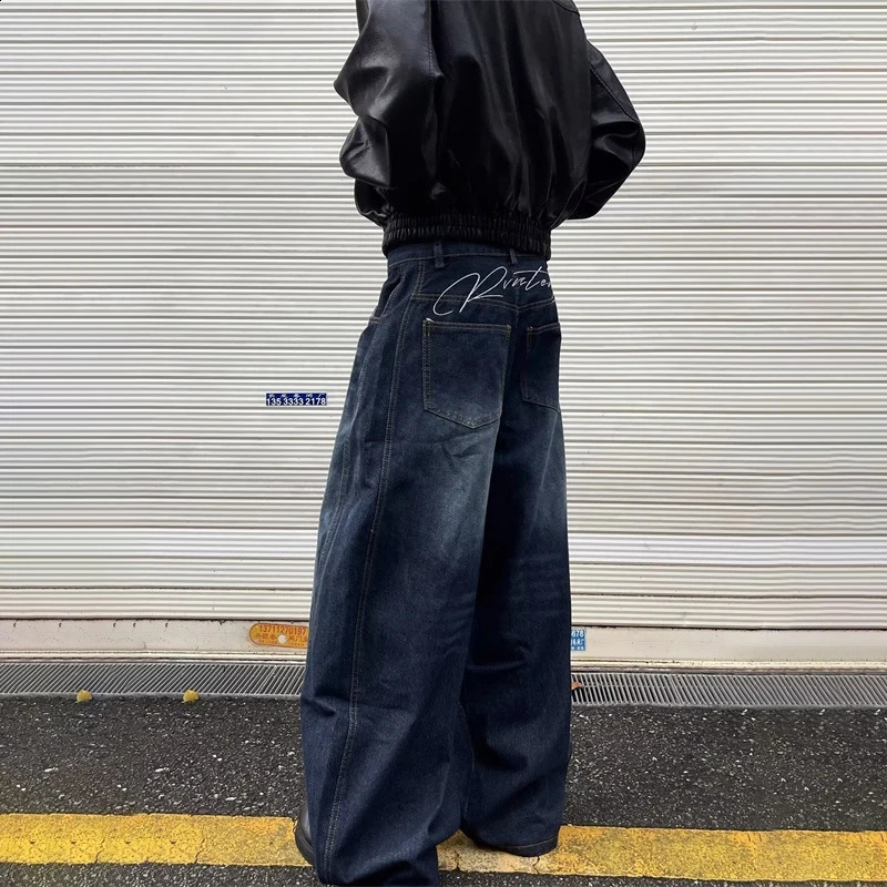 American Goth Letter Printed Baggy Denim Pantalones Hombre Autumn Y2K Streetwear Straight Jeans Hip Hop Fashion Jean Trousers 260916