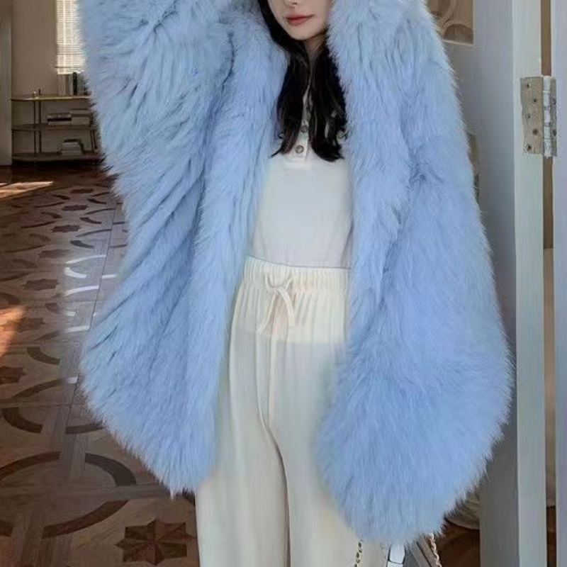 Veste extérieure courte à capuche pour femmes, manches longues, coupe surdimensionnée, pièce superposée élégante pour la saison froide, tenues de