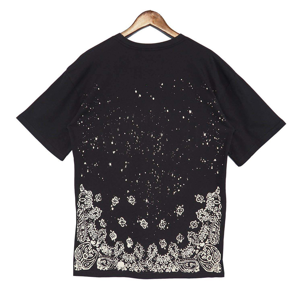 Designer Aamiri Shirt Unisex Bandana Paisley Splash Print T Shirt Men Women Boxy Crew Neck Short Sleeve Tee Heavy Cotton Casual Streetwear Boxy Fit