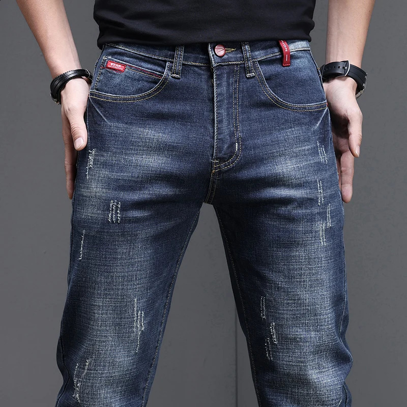 2026 Men's Slim Casual Street Classic Skinny Jeans Pencil Jeans Trendyy Stretch Style Comfortable Casual Fashion Versatile 260916