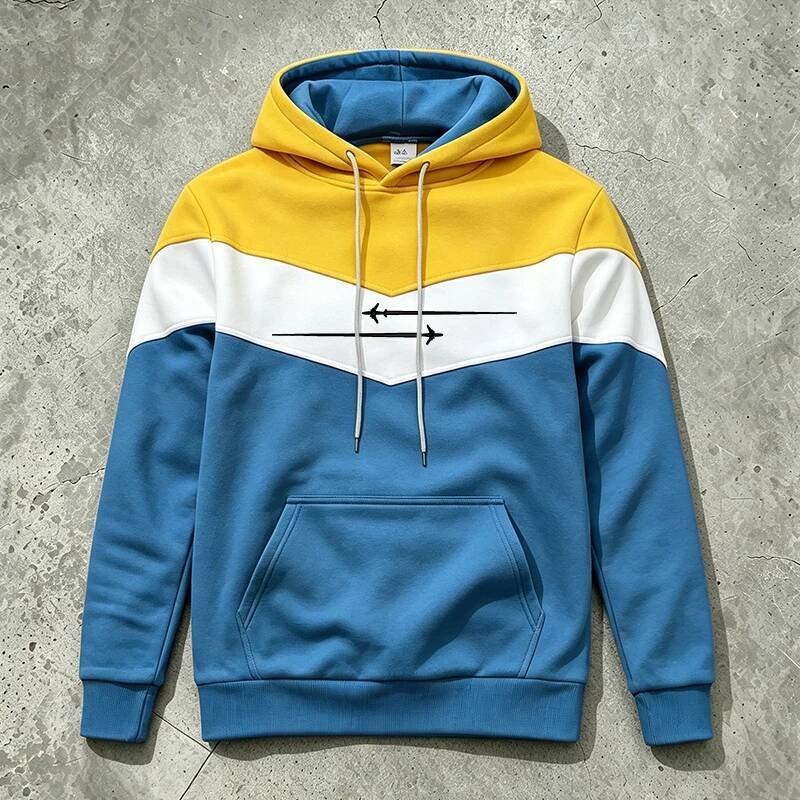 2026 New Arrival Men's Hooded Sweatshirt Urabn Fashion Print Hoodie S-4XL Autumn Winter Daily Casual Sports Long Sleeve Pullover 26L0916