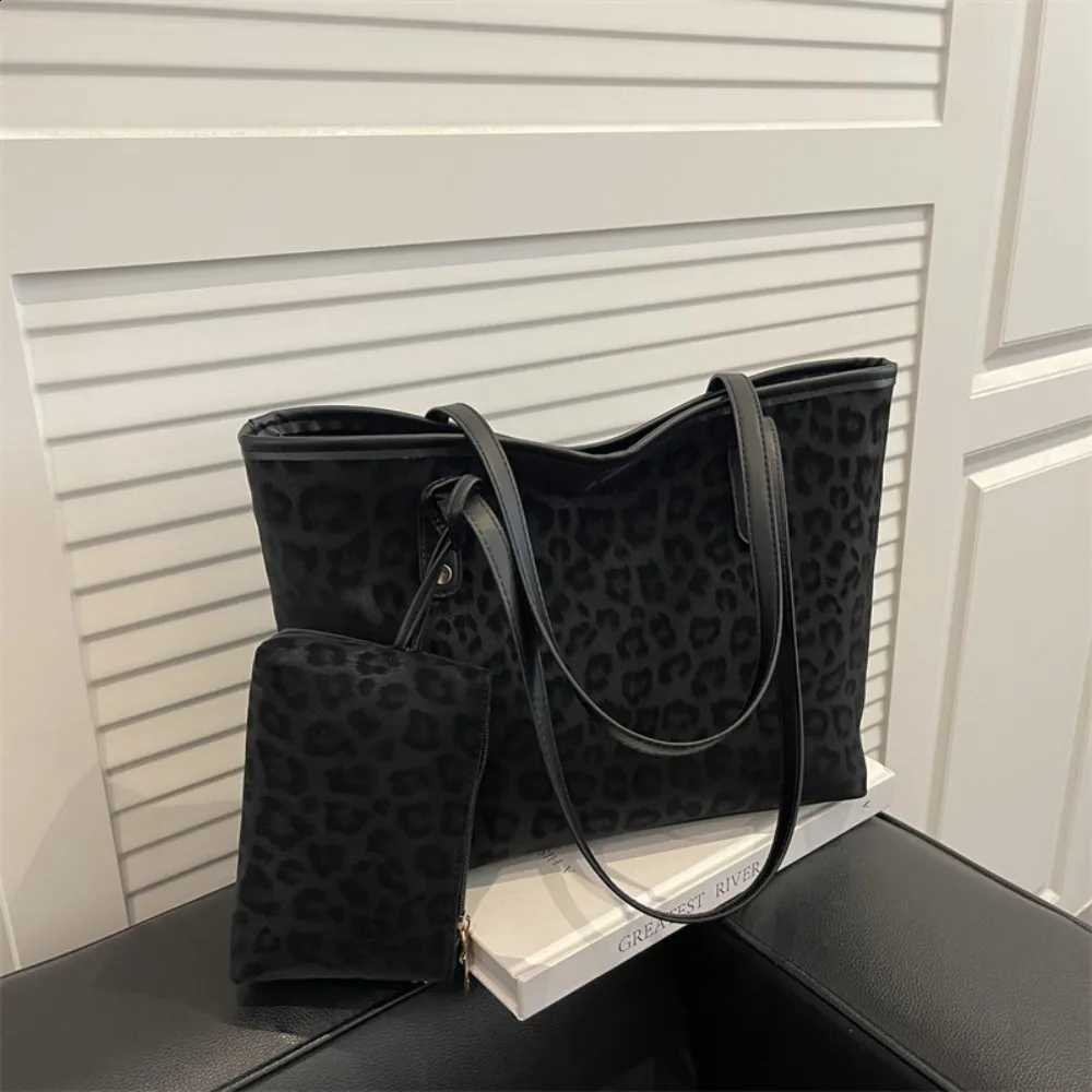 Designer Leopard Print Wen 2pcs/set Shoder Bag For Cmuting Daily Used Casual Tote Bag Large Capacity Ladies Handbags And Purses J260916
