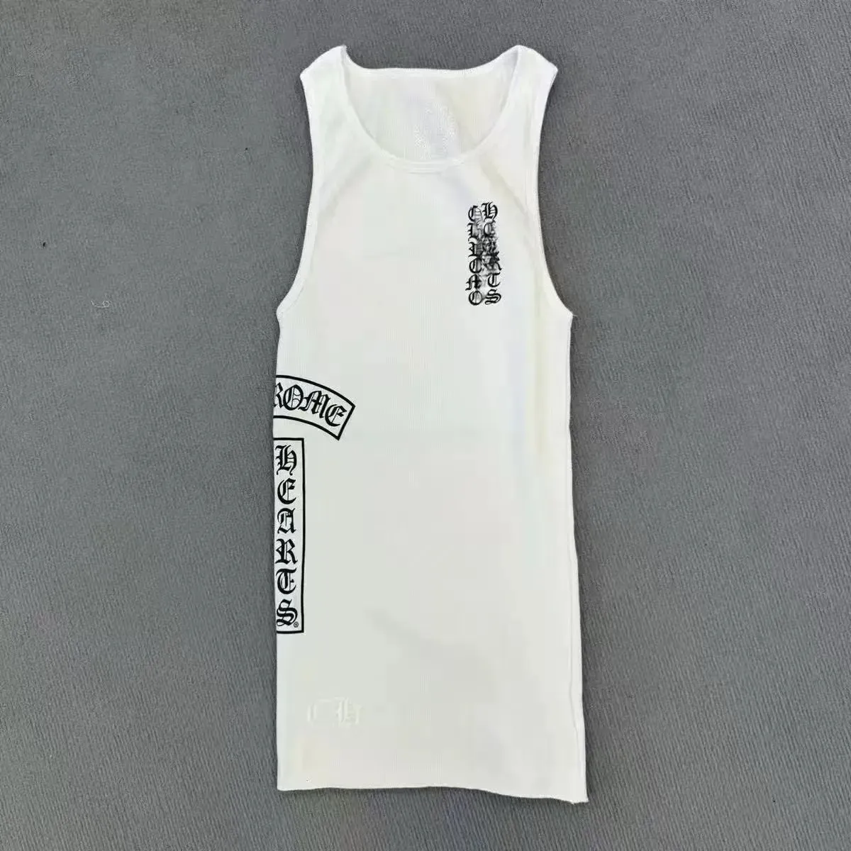 Chrome Deadly Doll Designer Tank Top Tight Fit Women Sleeveless Shirt Summer Cotton Chrome Graphic Top Luxury Brand Hot Girl Basic Tank