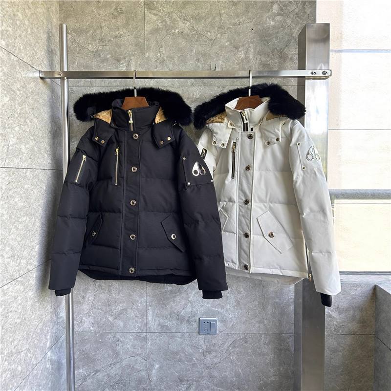 Mengkou Home 2026 New Product Label Zipper Gold Scissors 05 Style Women's Classic Short White Duck Down Jacket