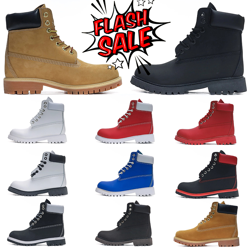 TOP boot Designer luxury Boots Shoes Men Boots Waterproof Ankle Classic Martin Shoe Cowboy Yellow Red Blue Black Pink Hiking Motorcycle Boots