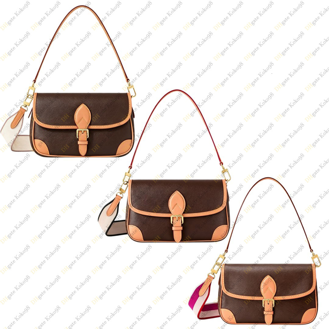 Genuine Leather Designe Luxury Handbag Women Tote Bags Ladies Crossbody Bag M45985 M46049 M83298 M46049 Diane TOP Mirror Quality Fashion Casual Shou