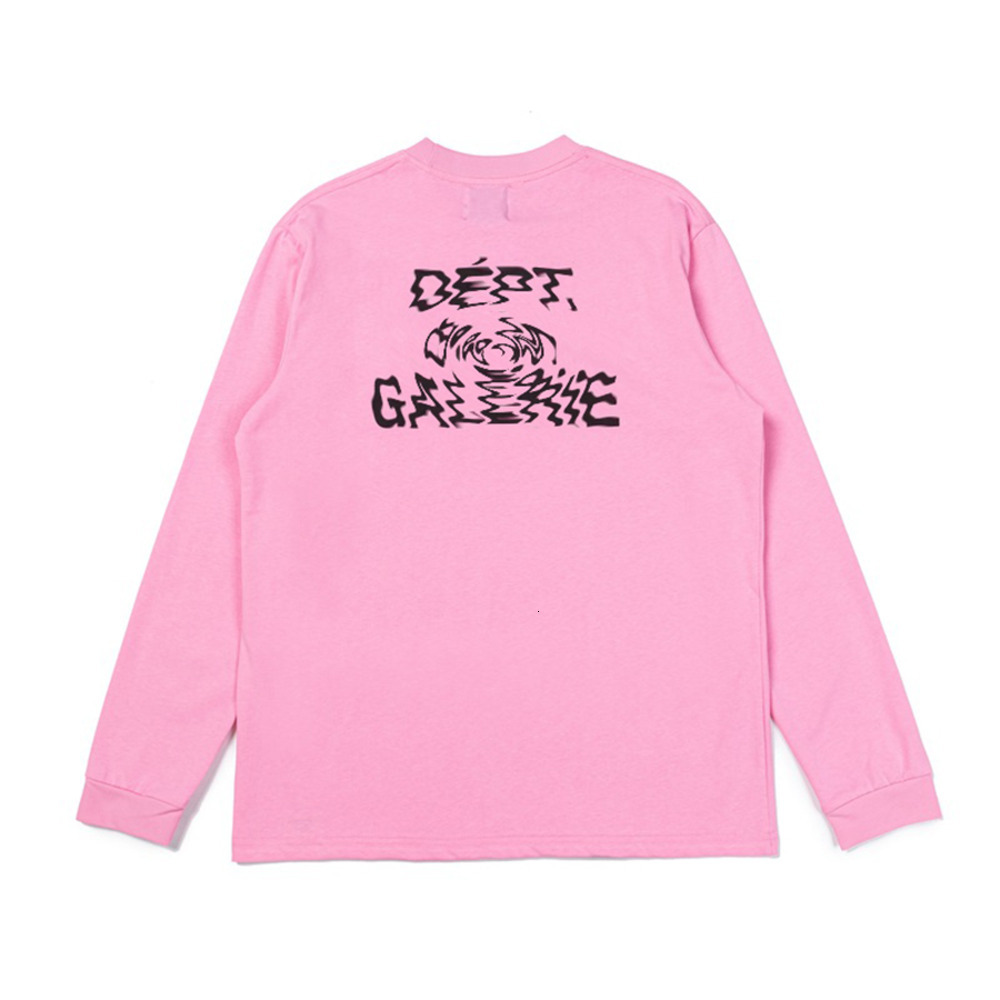 Gallerness Dept Designer Long Sleeved Gallerness T Shirts Pullover Street Sweatshirt Brand Letter Printing Graphic Tee High Quality Loose Tracksuit