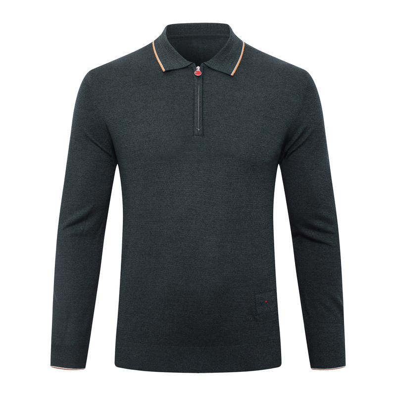 OECHSLI Sweater Wool Men's 2025 New Warm Casual Outdoors Straight Embroidery Knitting Elastic High Quality Big Size M-5Xl