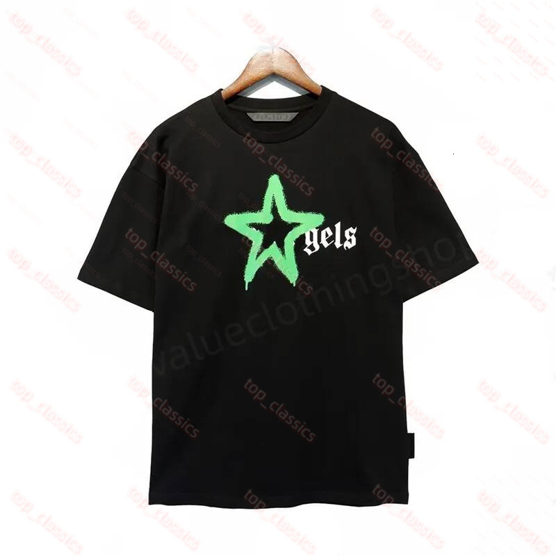Palmity AnglesshirtT Shirt Men's Designer Palmity T Shirt Mens Tshirt Classic Trend Bear Pattern T Shirt Men's Round Neck Sports Shirt Gra