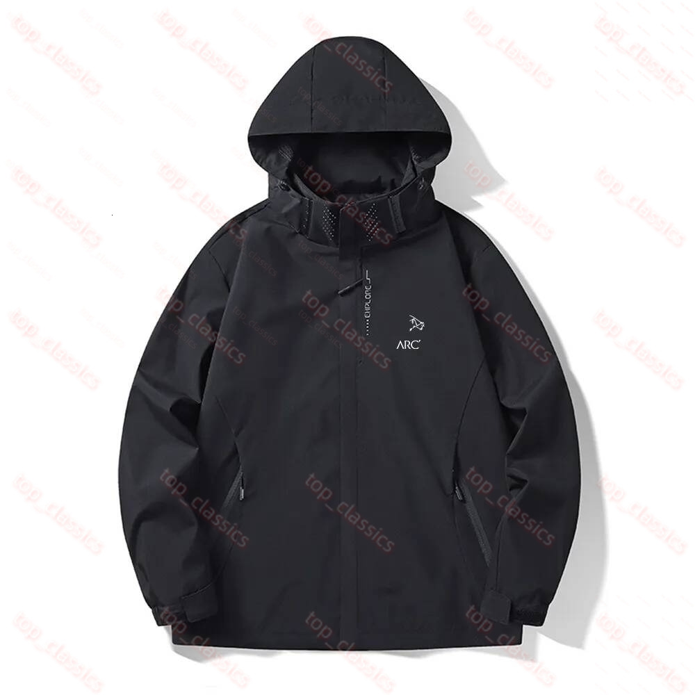 Artery Ski Hoodie Lightweight Jacket Luxury Designer Arcts Windbreaker Unisex Couple Outdoor Sports Versatile Breathable Windproof Spring Autumn Arc