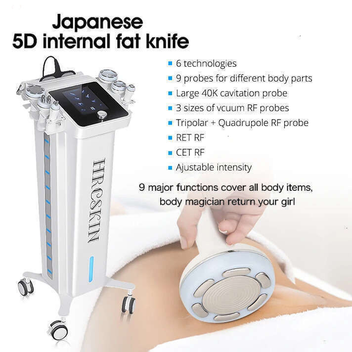 RF RET CET System Skin Massager Fatigue Relief Wound Heal Salon 40Khz Cavitation Vacuum Fat Burn Body Sculpture 9 In 1 Anti-Aging Apparatu