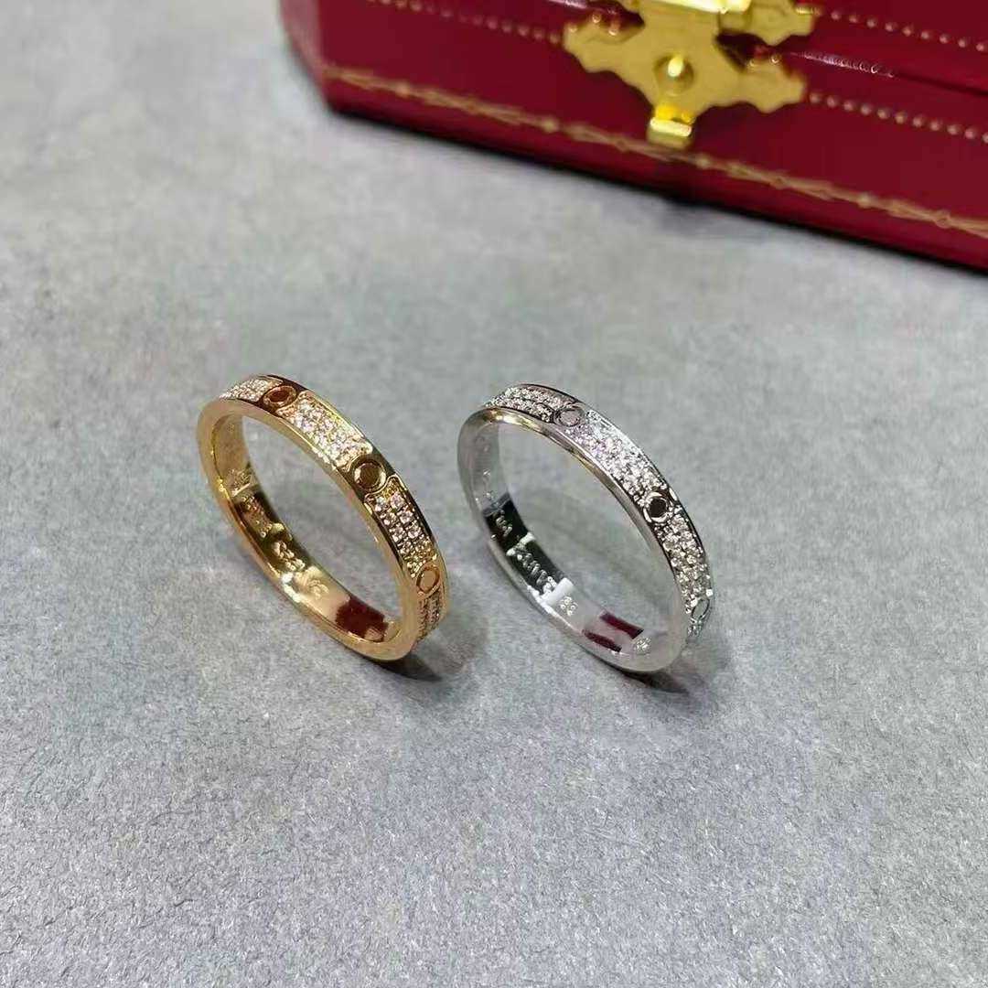 Rings Band ring High quality Wedding souvenirs Valentines Day Traveling essentials with box Wholesaler S2609165H8U