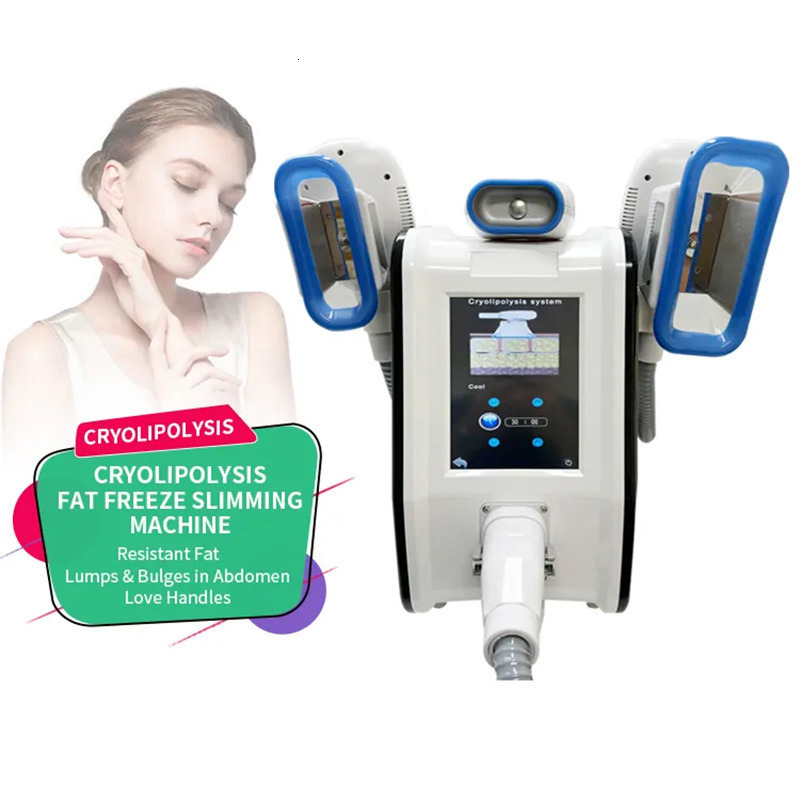 OEM&ODM three Handle Fat Freezing Cryolipolisis 360 Body Sculpt Machines Fat Removal Butt Sculpt Device Personal Use Cryalipolysas Machine