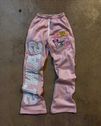 Wide-leg Casual Teenage Sports Couple Pants Street Wear Trousers Y2k Style Print Series Hot Sale 2026 New Popular Print Series D260916