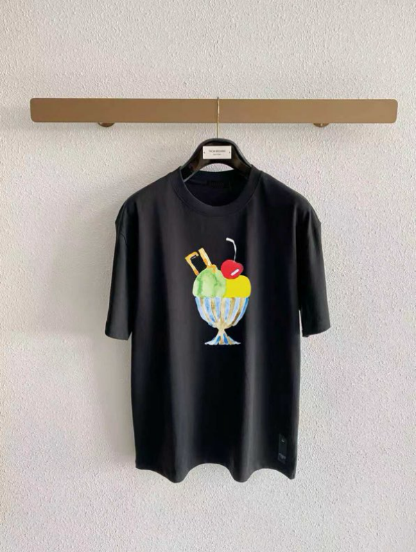 Early spring men's T-shirt star outfit designer short sleeved trendy men's women's loose version Tee color black white size S-3XL X3X