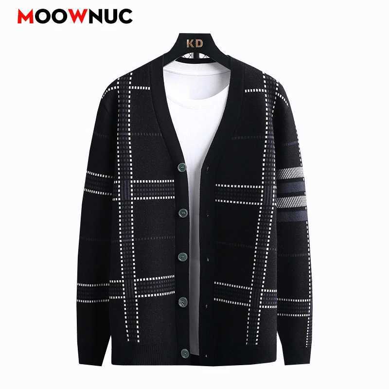 Men's Solid Color Knit Cardigan Sweater Streetwear Men Clothing Spring Autumn Fashion Casual Warm Hombre Male Sweat-shirt Q260915