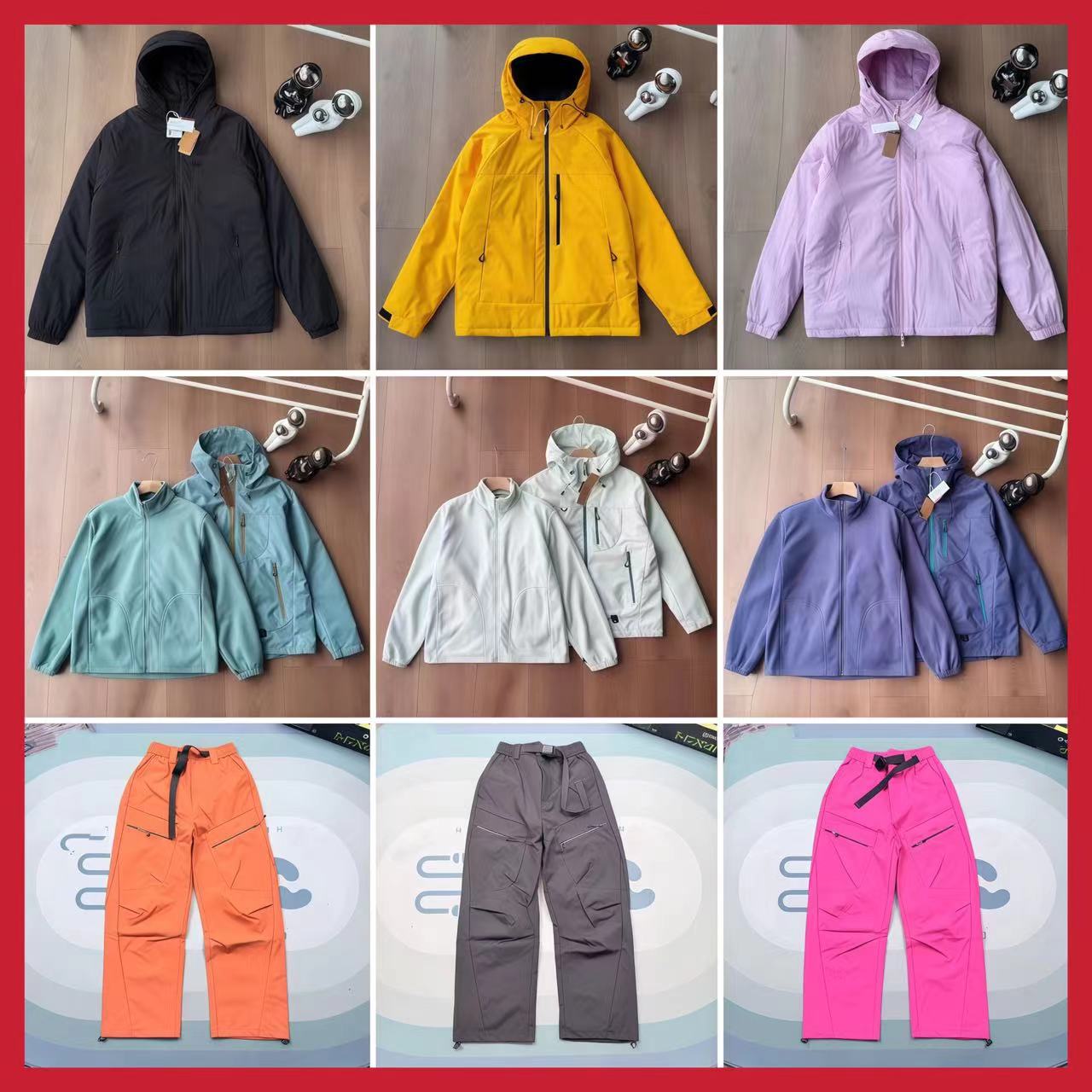 patajackets fleece pants Outdoor adventure jacket detachable 2 piece set Designer Women Mens Jacket Multi Color Outdoor Windproof Raincoat Zip Ho