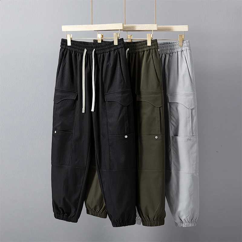 Jogger Big Pocket Pants Men Hoodies Trousers Oversize 6XL 7XL 8XL Plus Size Sweatpants Hip Hop Loose Unisex Streetwear Spring D2609161