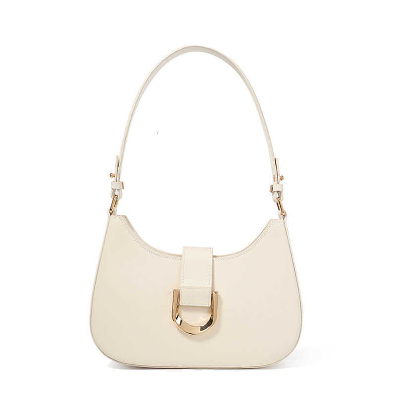 Split Cow Leather Hobo Women Shoulder Bag Vintage Underarm Handbag with Detachable Adjustable Crossbody Strap Magnetic H260916