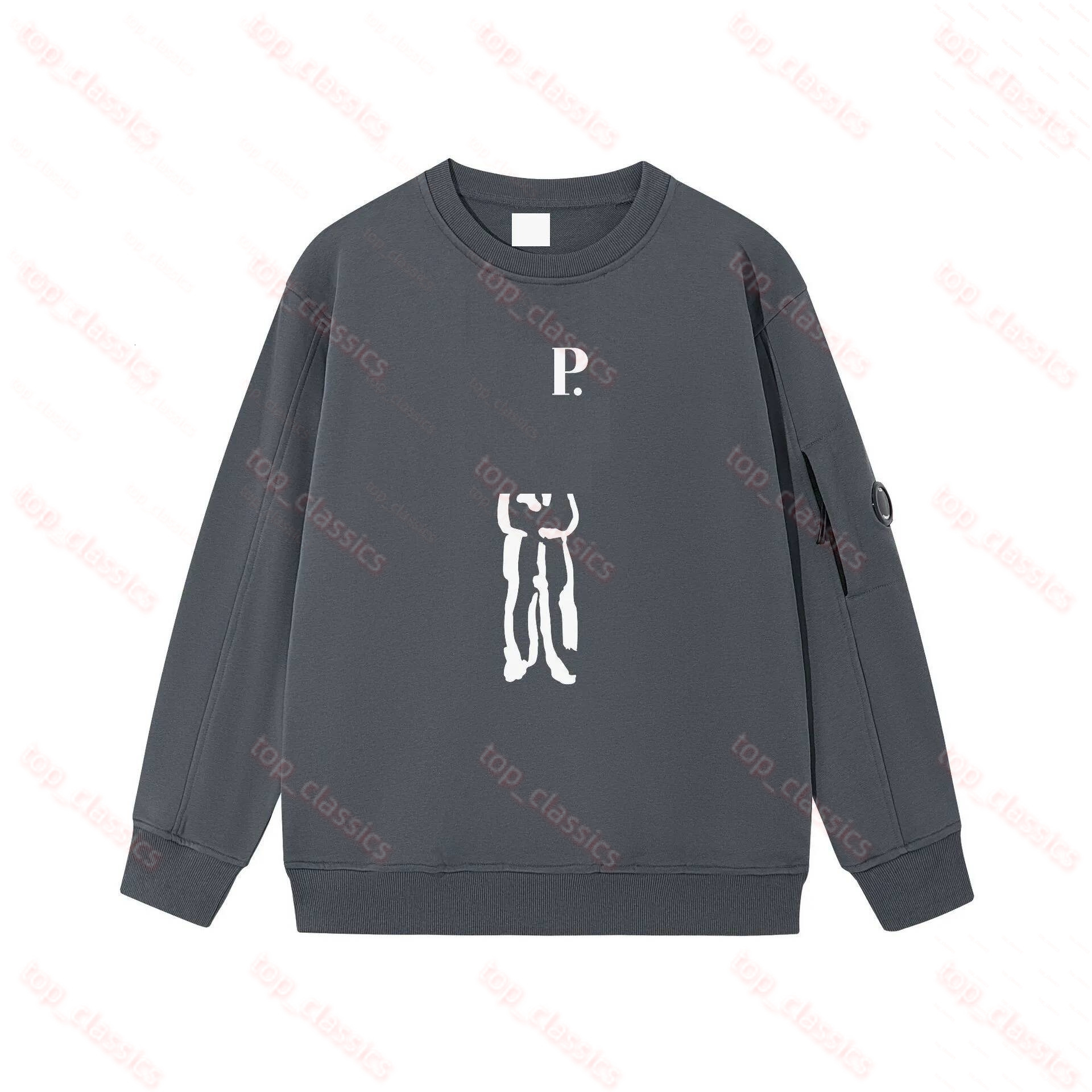 Hoodie Mens Casual Fashion Cp Companyyy Hoodie Designer Hoodies Button Pocket Design Mens Womens Loose Casual Crew Neck Sweatshirt Men Compagnity Sw