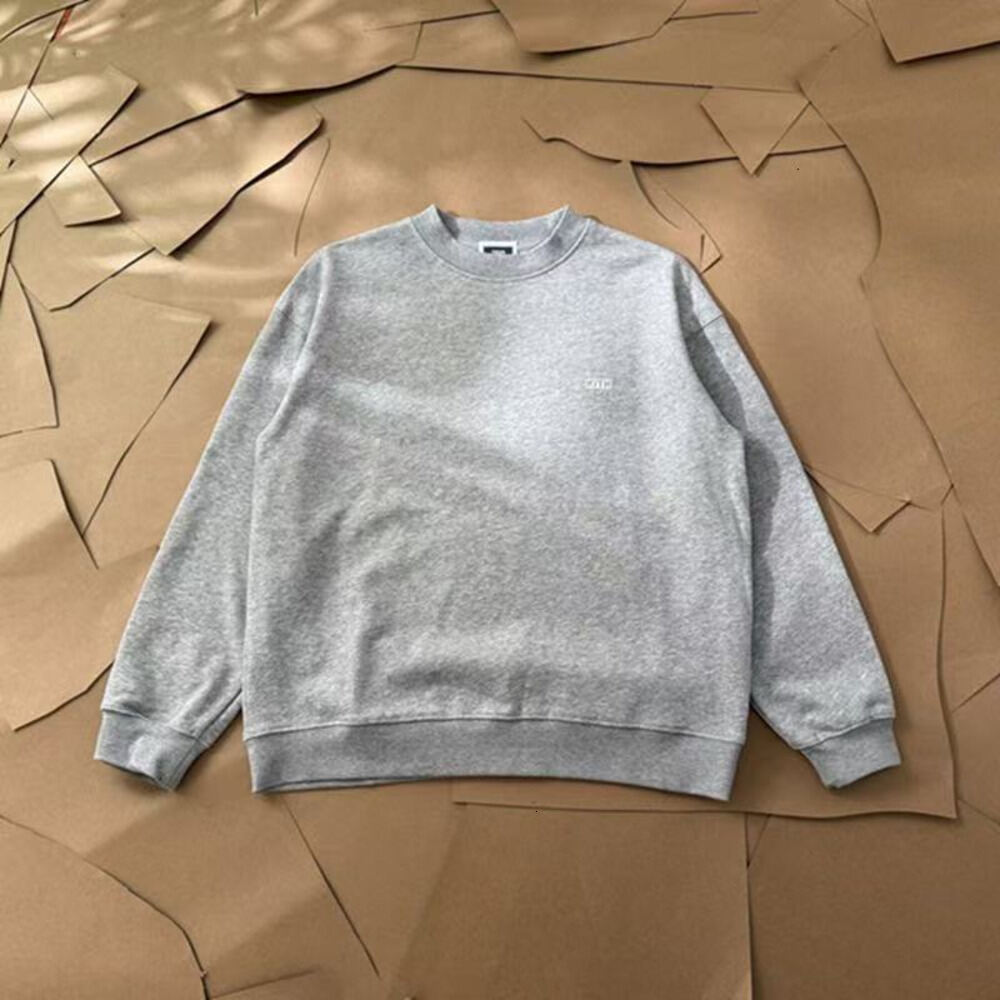 Kithity Hoodie Men Women Premium Quality Casual Solid Small Letter Embroidery Crewneck Sweatshirt Relaxed Fit Pullover Tech Fleece Kithhoodie Long S