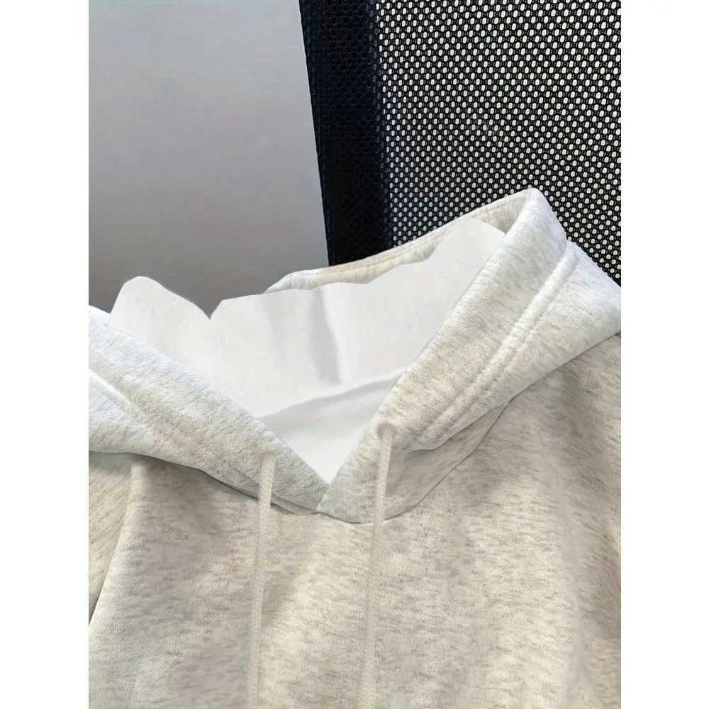 Women's Casual Long Sleeve Hoodie with Letter and Floral Pattern Back Print Kangaroo Pocket Comfortable and Stylish Classic R260915