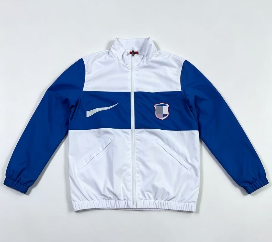 Windproof Coat Men's Autumn Football Training Sports Splicing Woven Stand Collar Jacket Windbreaker