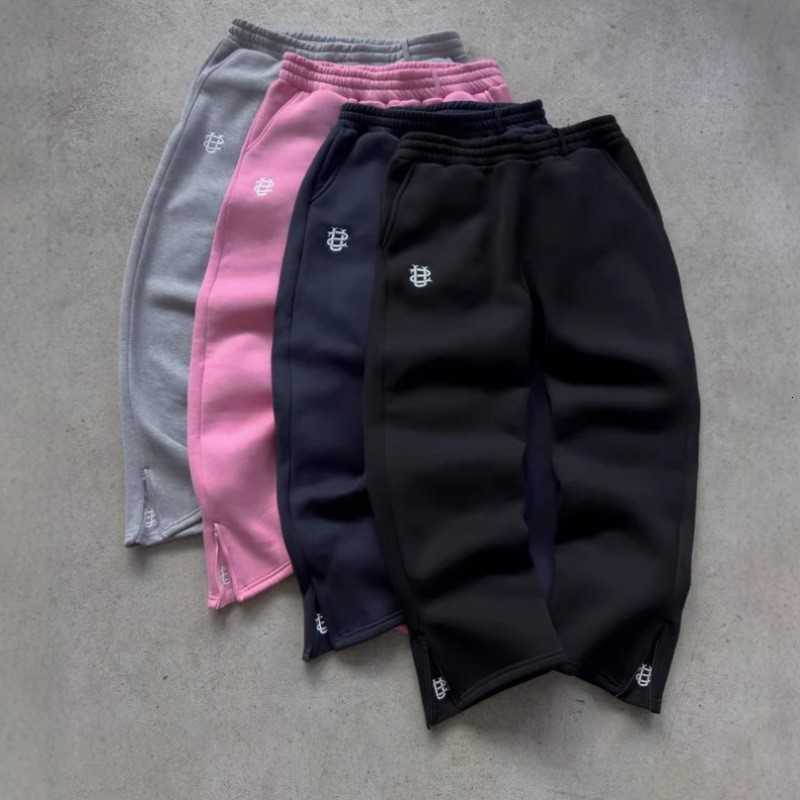 Autumn Fashion Embroidery Spring and Men's Pants Hip Hop Street Wear Casual Sports Pants Loose Y2K Zipper Hip Hop Men's Pants D260916
