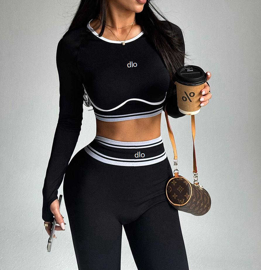 long 2026 slved sports suit women's autumn and winter new round neck long slved suit outdoor sports suit S2609163RZ7