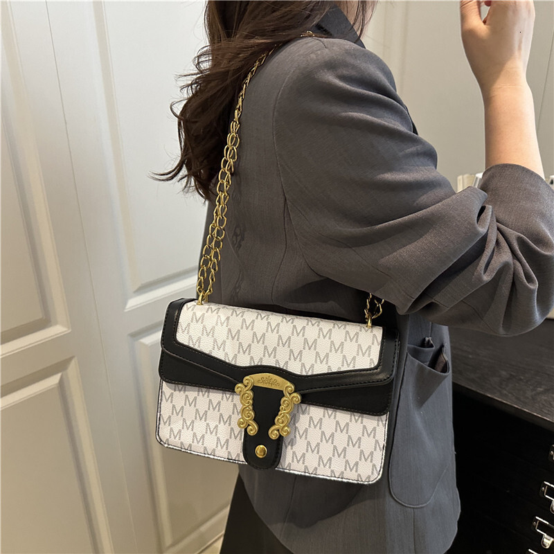 Casual Plaid Shoulder For Women, New Autumn Fashion Trendy Versatile Ladies' Chain Bag, High-Value Crossbody Bag TB BHULAMTE