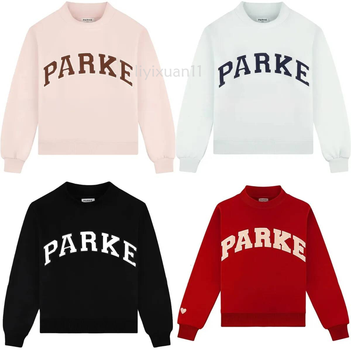 Parke Sweatshirt Mockneck Womens Designer Hoodie Sweatshirt Tracksuit Long Sleeve Shorts Pants Spring outdoor casual Embroideried hoodies Parke Swea