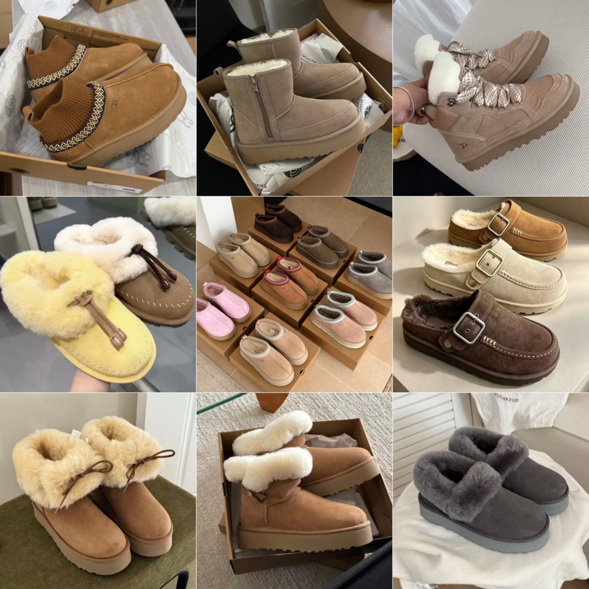 Designer Boots Tazz Tasman Womens Mens Fur Slippers Classic Mustard Chestnut Sand Black Ultra Mini Platform Fall Winter Booties Warm Wool Sheepskin
