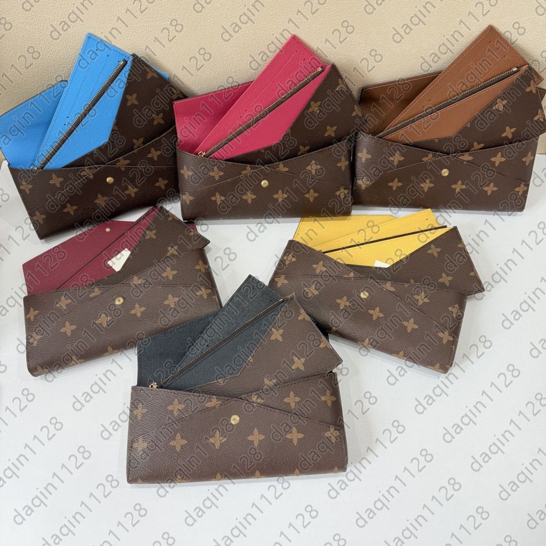 New Three-piece Fashion Long Wallet Designer Wallets Flap Hand Bag Womens Clutch Mens Coin Purse Luxury Billfold Clip Change Purse M12403 A07BLO