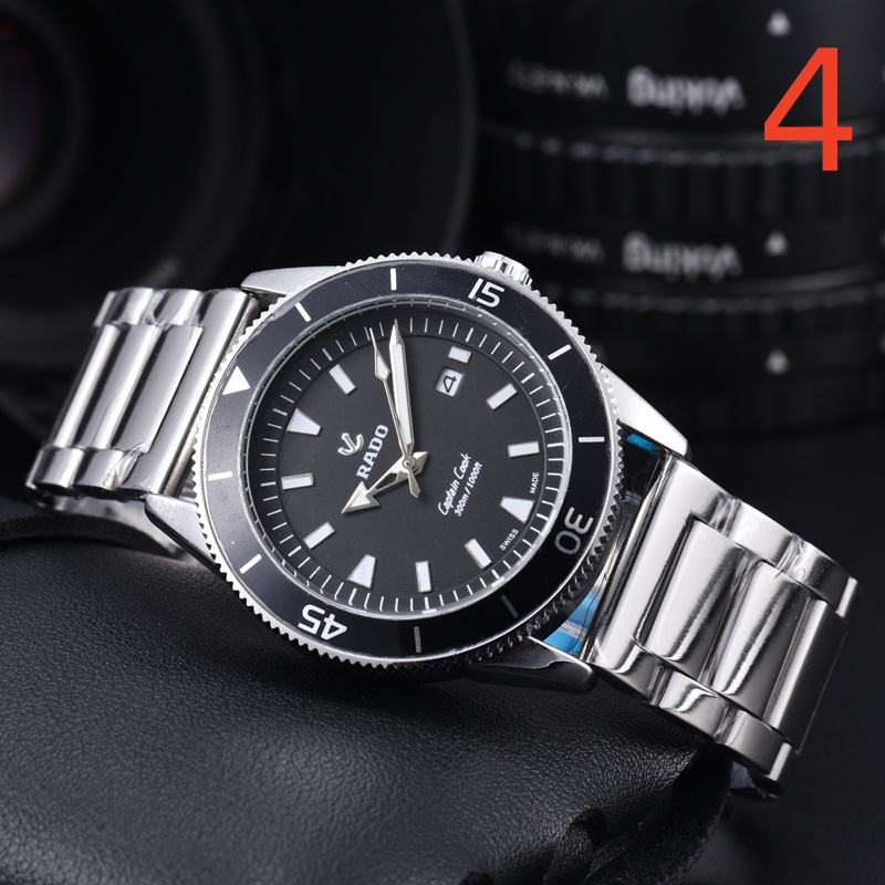 Hot selling Rad Wristwatch for Men 2026 New mens Watches Three needles Quartz Watch High Quality Top Luxury Brand designer Clock Steel Strap Fashion