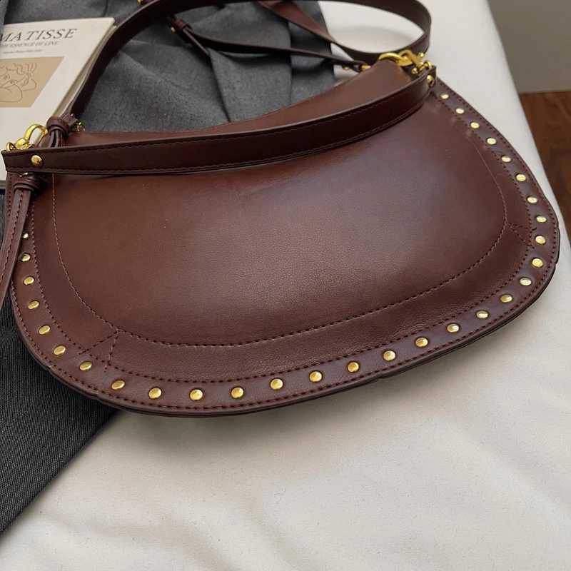 Designer Shoder Underarm Vsper Studded For Wen PU Leather Pure Color s Decor Luxury Designer Cross Body Bag 2026 J260916