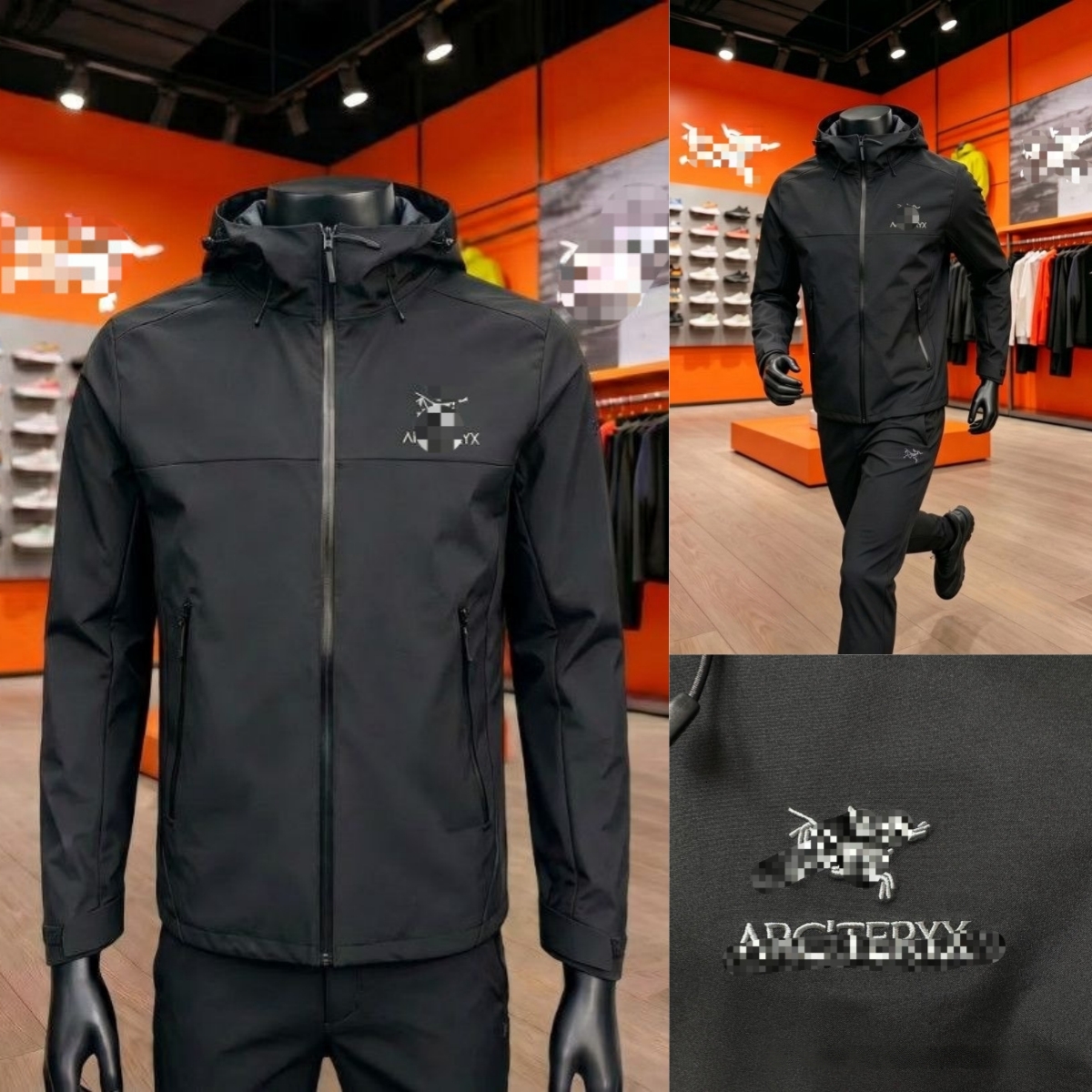 Mbroidered Bird Hardshell Jacket Fitness Top Yoga Jacket Gym Jacket Sports Top Outdoor Running Lightweight Single-layer Outdoor Hiking Travel Unisex