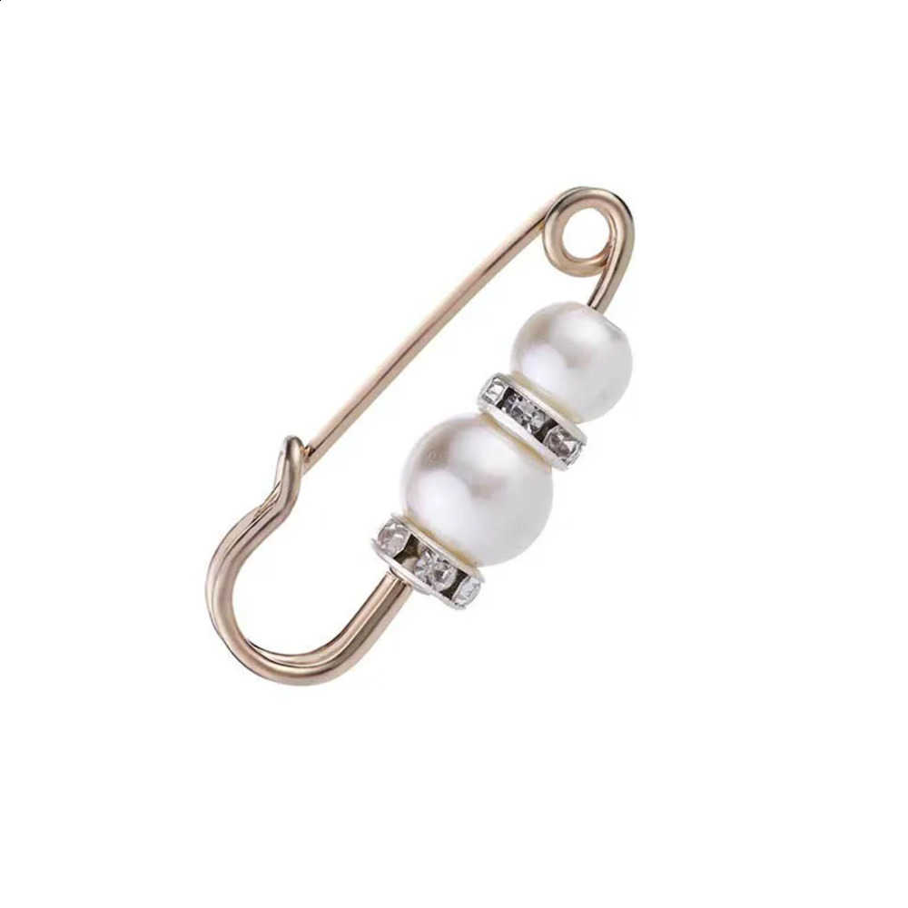 Big Small Pearls 3.8CM Beads Fashion Clothing Brooches for Women Lapel Safety Sweater Coat Dress Pins Badge Buckle Accessories J260915